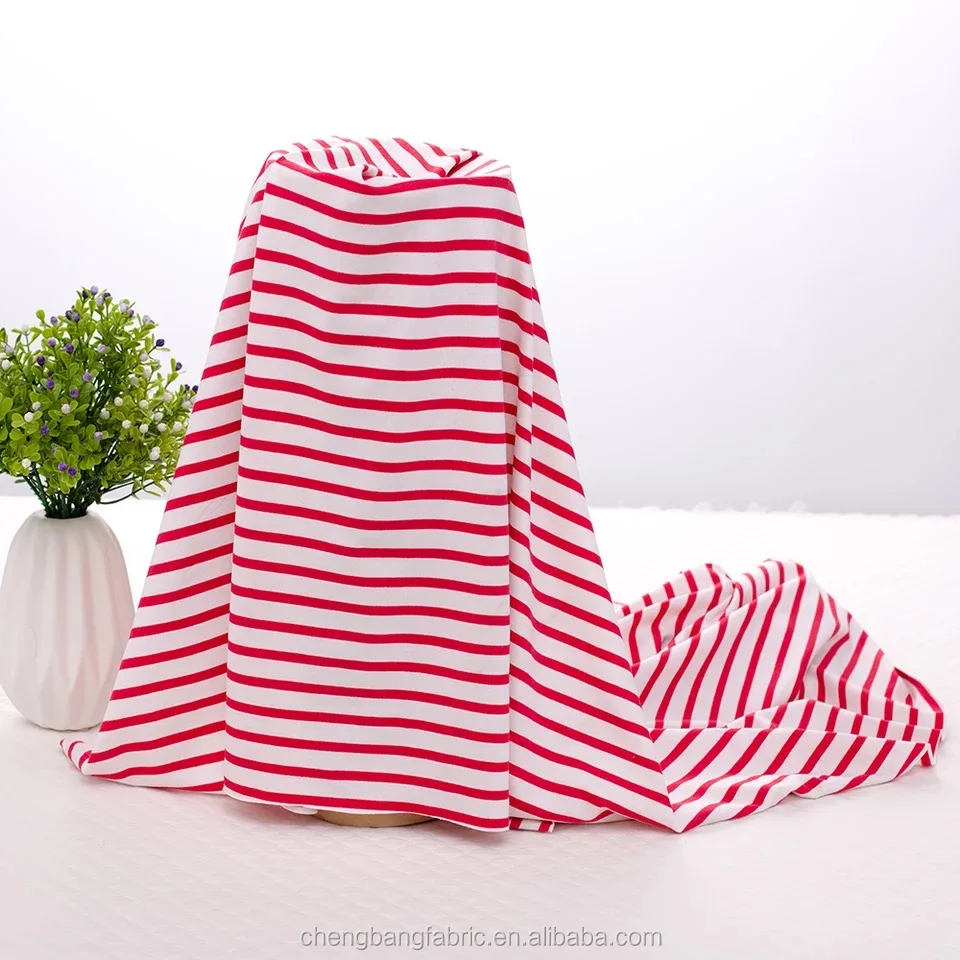  Factory wholeasle 95% lenzing modal cotton 5% spandex single jersey fabric for t shirts