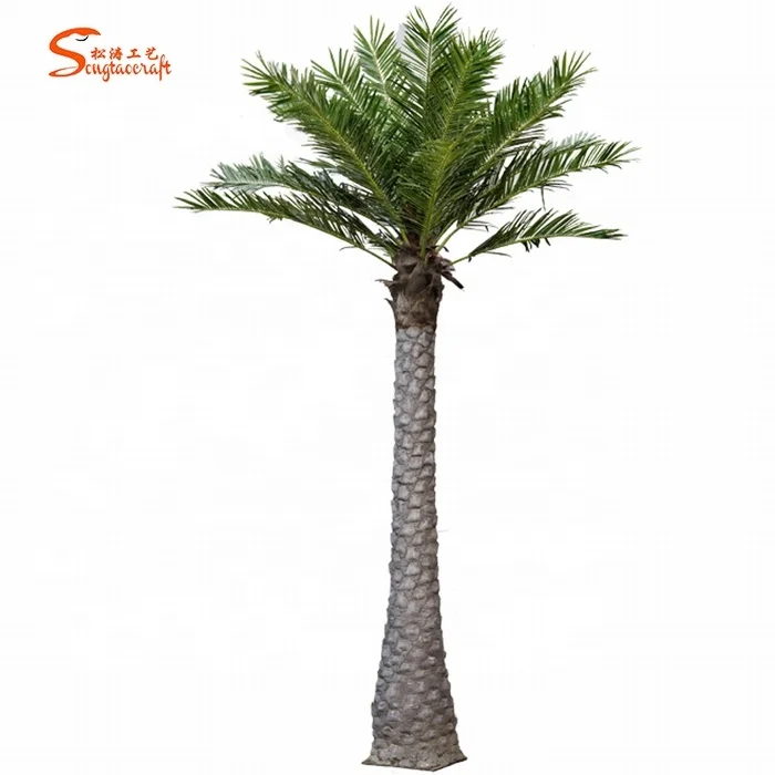 outdoor coconut leaves 65/82cm tall led palm outdoor artificial palm trees with solar lights