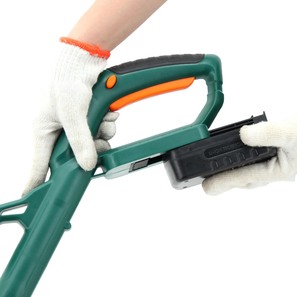 Portable lithium ion battery cordless grass trimmer