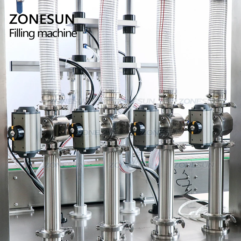 ZONESUN ZS-YT4T-4PM автоматическая косметическая машина для розлива масла
