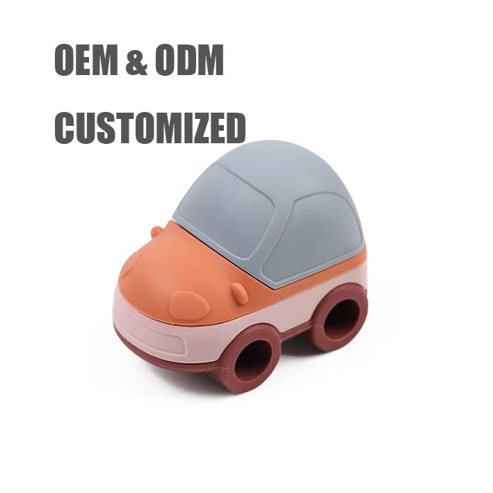 4pcs Unisex DIY Sensory Educational Building Blocks Soft Silicone Stacking Toy for Babies Aged 5 to 7 Years