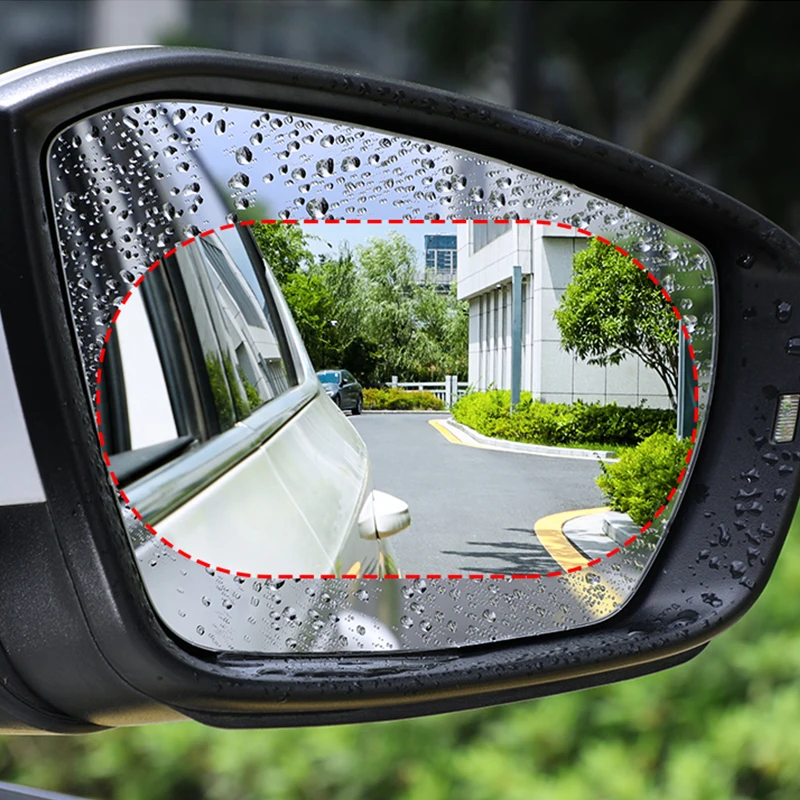 Automobile rear-view mirror rain proof film anti glare waterproof windshield anti fog film