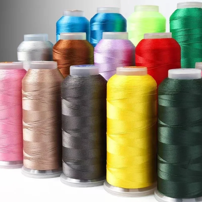 150D High Strength Color Sewing Thread Wholesale 2000y Polyester Machine Use
