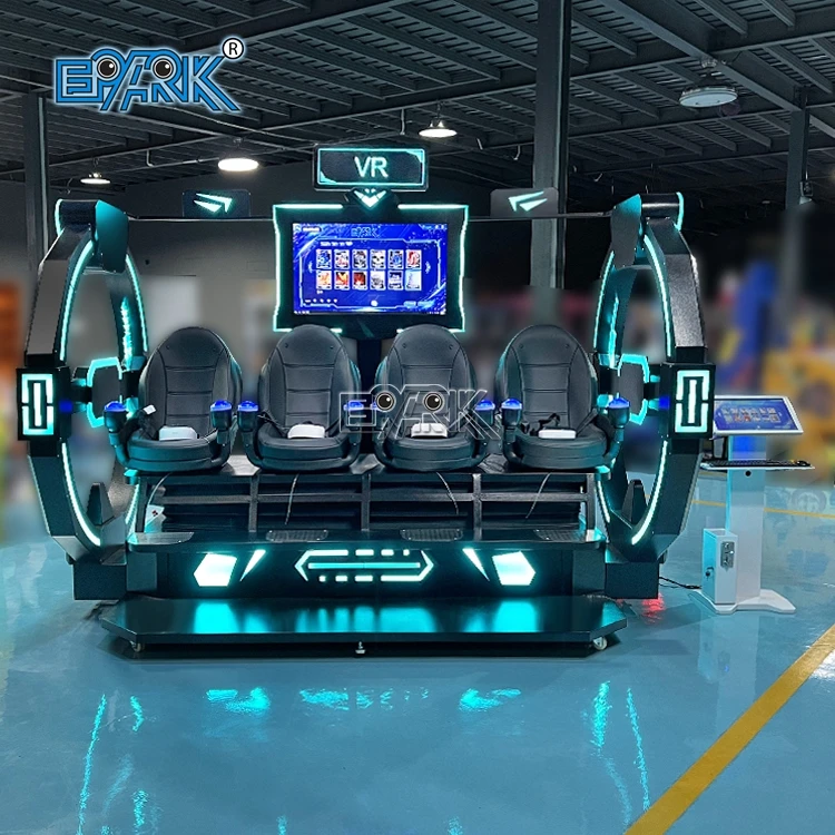 Amusement 4 Seats Vr Cinema Vr Chair Digital Equipment Virtual 9d Vr Cinema Theatre System