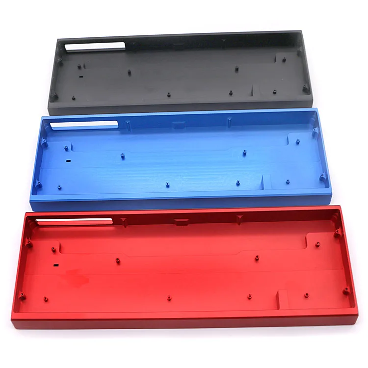 CNC Machined Aluminum Machining Service CNC Aluminum Keyboard Case AS9100 ATF16949 IS013485