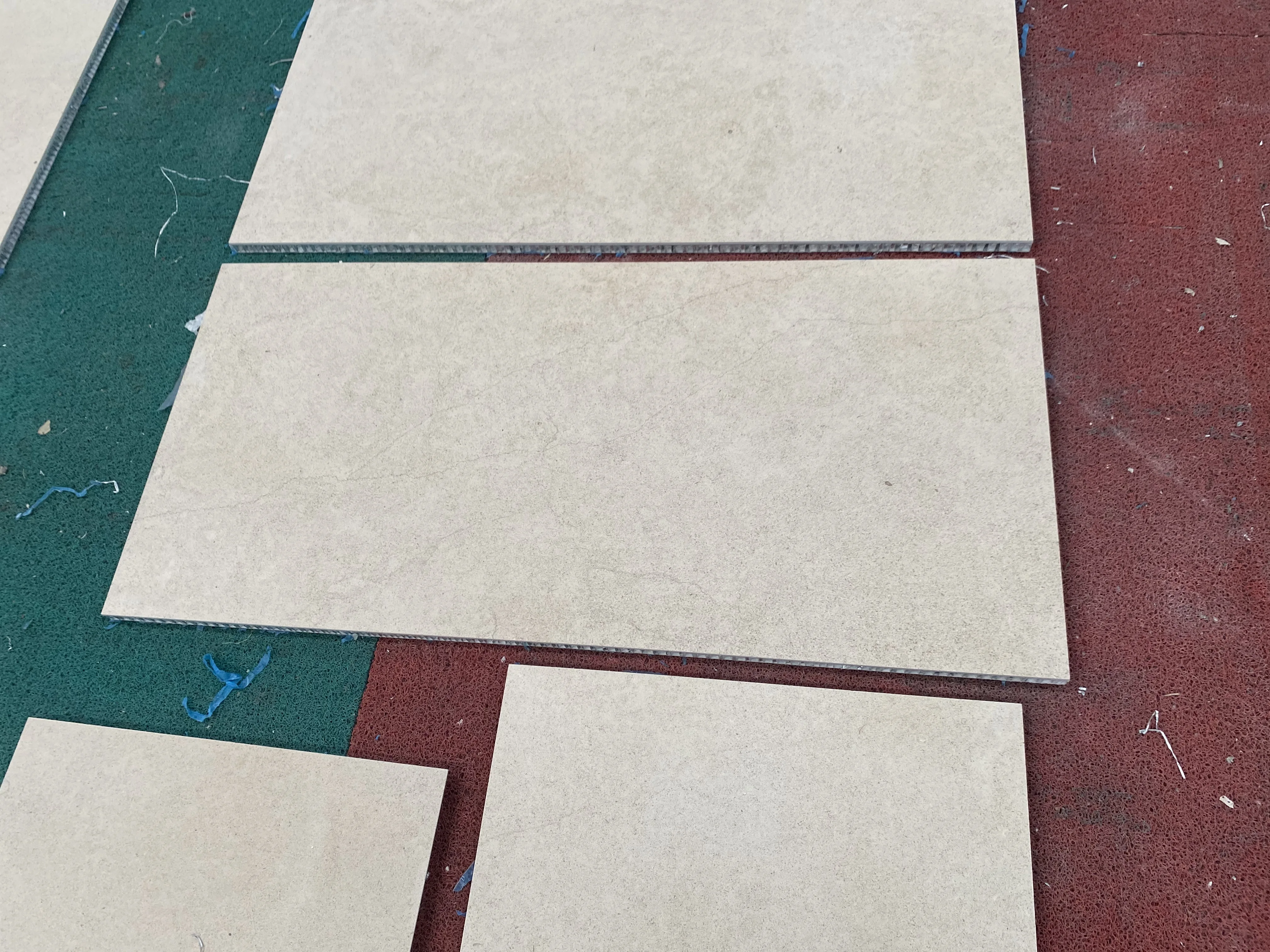 Portugal Beige Limestone Backed Aluminum Honeycomb Stone Panels for Interior Wall and floor