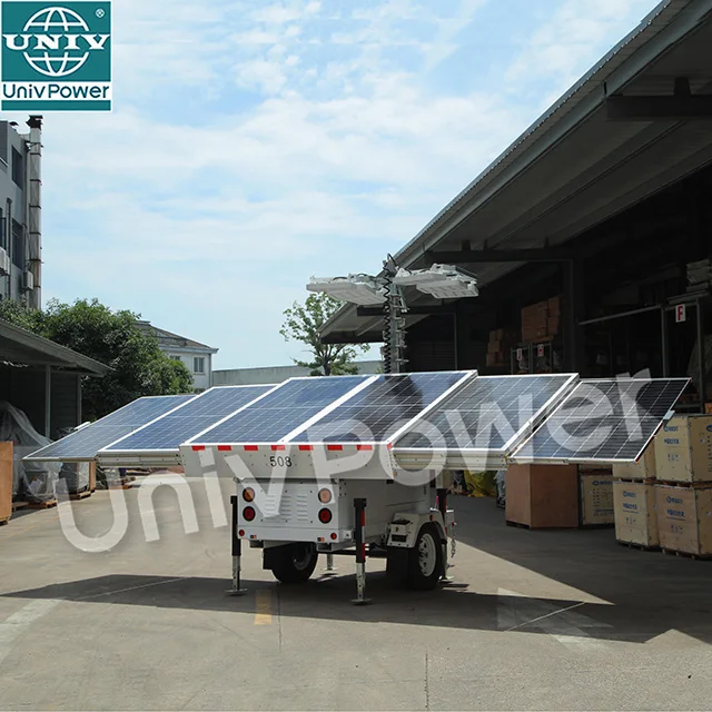 Alternative Energy Generators Solar Generator 2000w Trailer Optional Diesel Engine