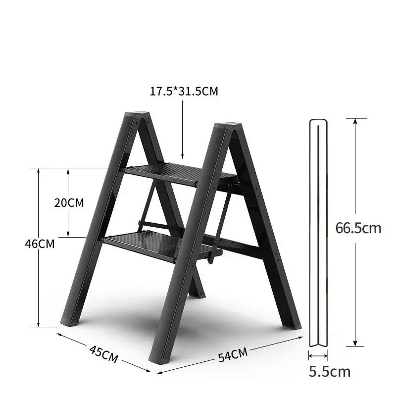 New Arrive Manufacturing  steel Step Ladder Safety Foldable Steel Ladder