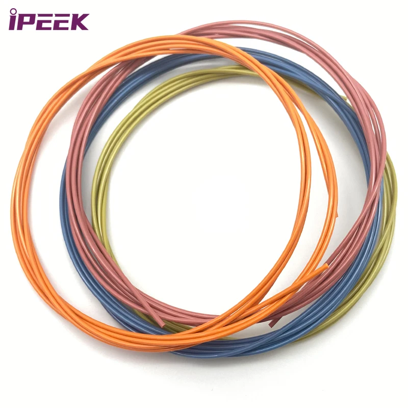 iPEEK Ultra-thin Japanese Use Red Blue Colorful Customization Securely Durable Plastic Liquid Pipe 1/16 Inch PEEK Capillary Tube