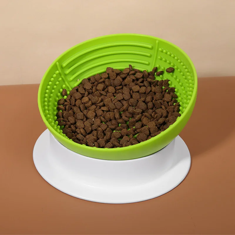 Wholesale Custom Portable Luxury Silicone Pet Feeding Food Water Bowl Slow Feeder Dog Bowls