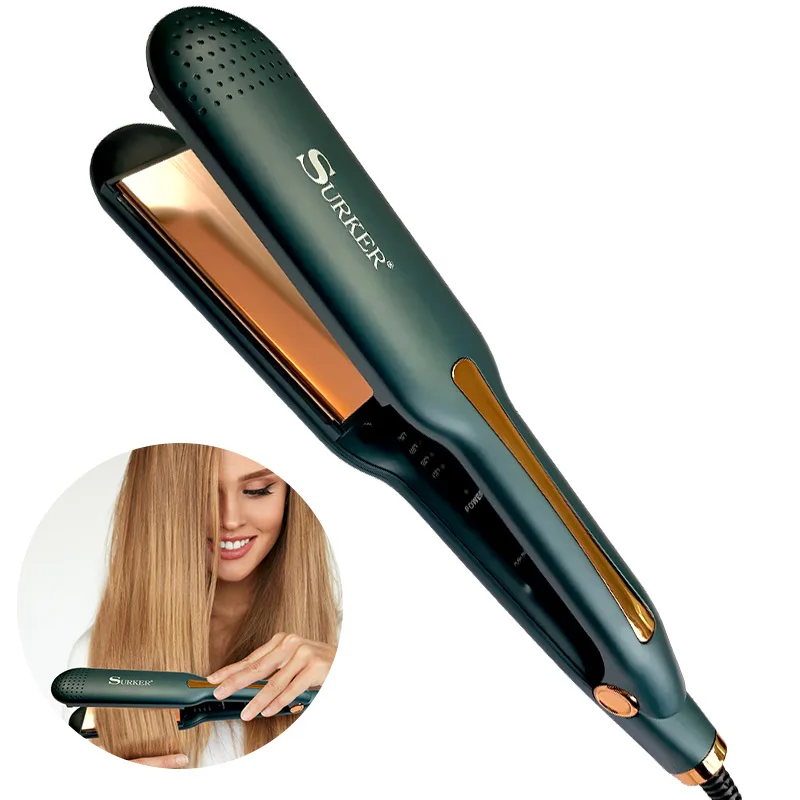 SURKER SK-972 Professional Hair Curling Iron Female Portable Hair Straightener Hair Tools