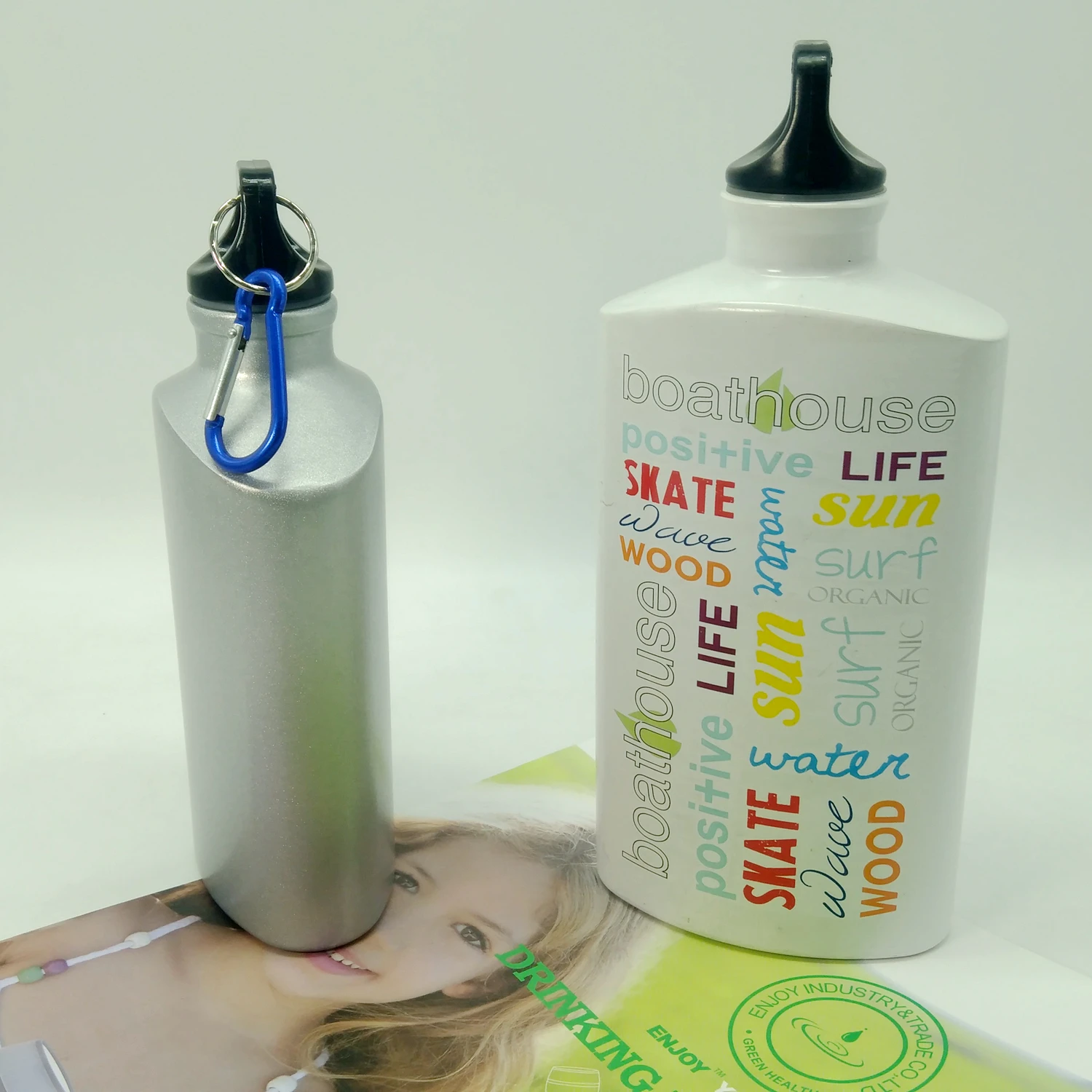 500ml Flat Aluminum Water Bottle 500ml Aluminum Hip Flask Disposable Aluminum Water Bottles