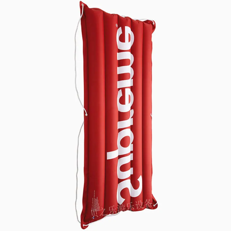 Custom Pvc vinyl inflatable raft for sale photography props Nylon cloth red inflatable water float row Sup