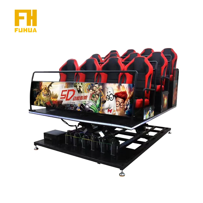 Amusement Park Equipments 5D Cinema Simulator 7D Movie Theater Seats 4D 5 D Movie Theater