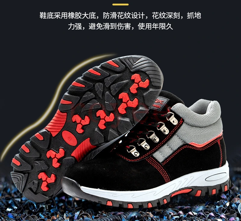 wholesale men for work Black Shoes Safety Boots for Men Indestructible Work Sneakers Protective Steel cap Shoes zapatos mujer