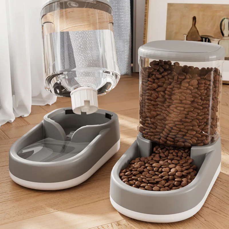 Hot Pet Supplies pet cat dog automatic feeder and water dispenser drinking fountain
