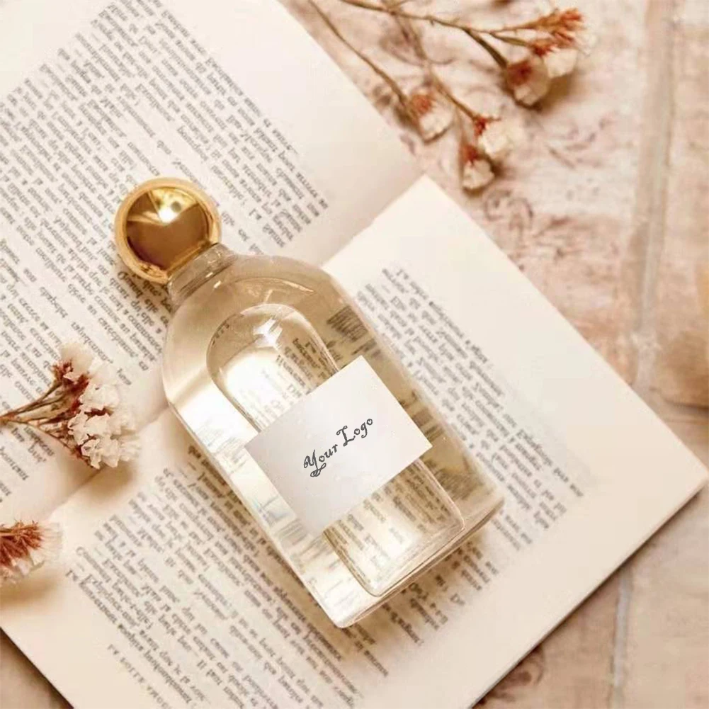 Empty Perfume Bottle 30ml 50ml 100ml Round Luxury Gold Cap Spray Atomizer Glass Bottles for Perfumes Packaging