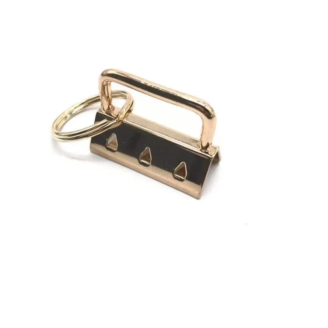 wholesale bulk black nickle plated metal key ring tail clip fob hardware hangerings with keyringbuckle tail clip