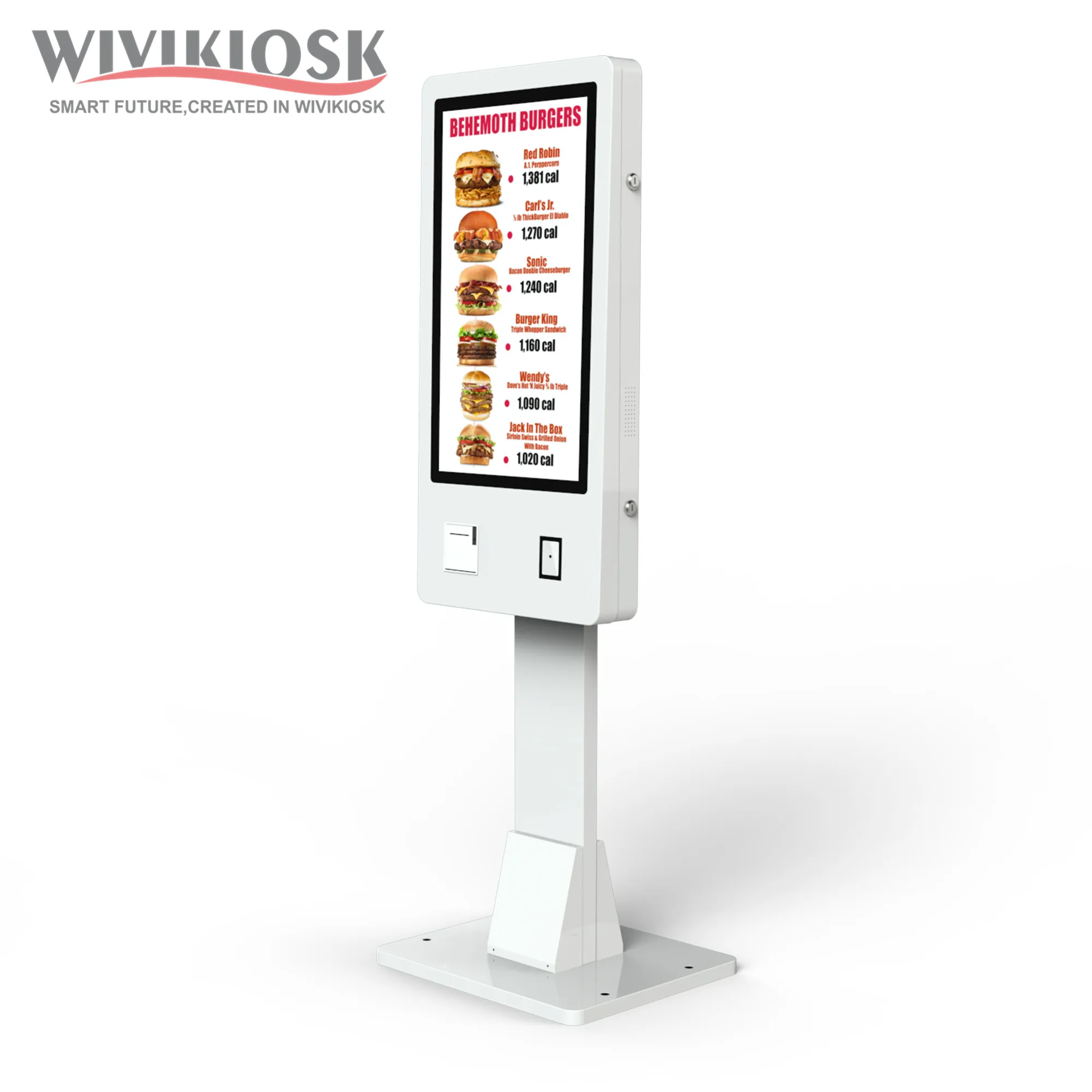 OEM ODM Android 21.5 32 Inch Self Service Food Order Kiosk Payment Kiosks Self Checkout Self Ordering Kiosk In Restaurant