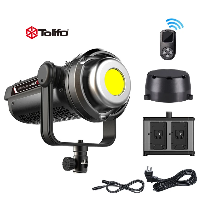 TOLIFO 500w 1000w 1500w 2000w Professional Led Video Light Film Light Photographic Equipment Studio Lighting 5600k 3200k