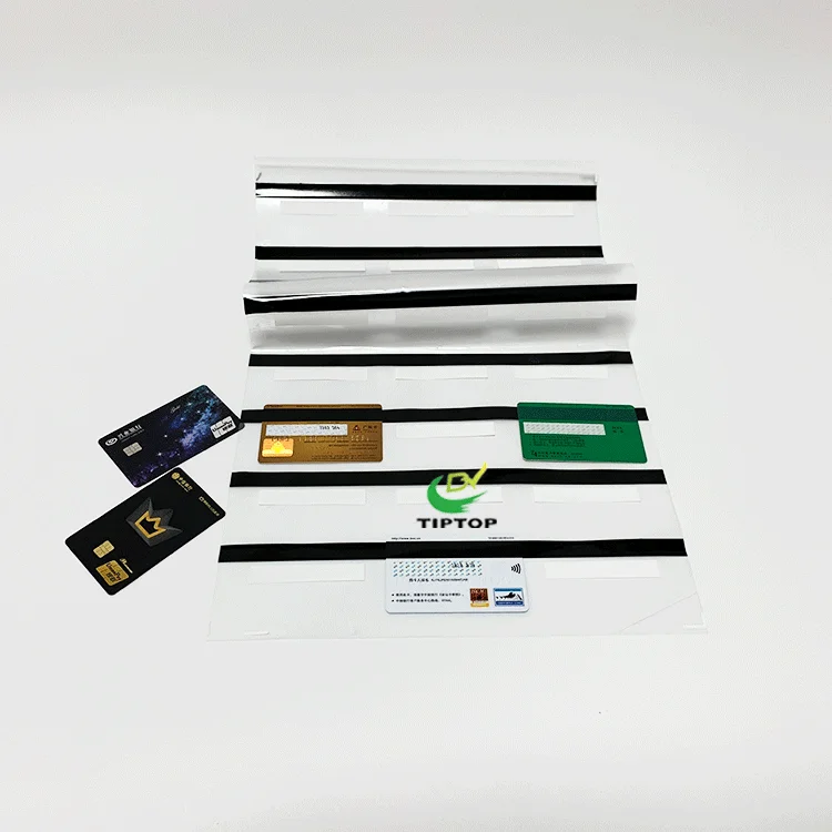 Настраиваемая магнитная полоса Tiptop с покрытием HICO / LOCO для изготовления магнитных карт из ПВХ