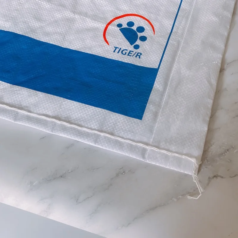 Manufacturer pp cotton wheat flour bags 50kg sack printed plastic with handle rice packing