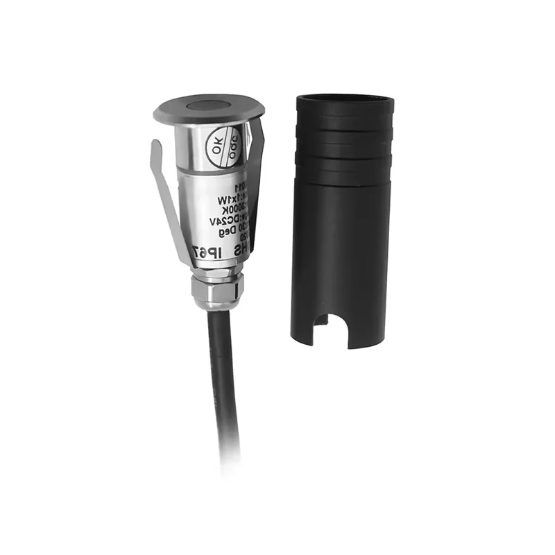 IP67 Waterproof Recessed Mini 1W LED Inground Light Outdoor 24VDC Low Voltage Floor Deck Lighting Buried Underground Lights