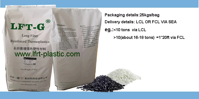 Xiamen LFT Polyphenylene Sulfide Pellets filled Long Glass Fiber engineering thermoplastic PPS supplier price for Automotive