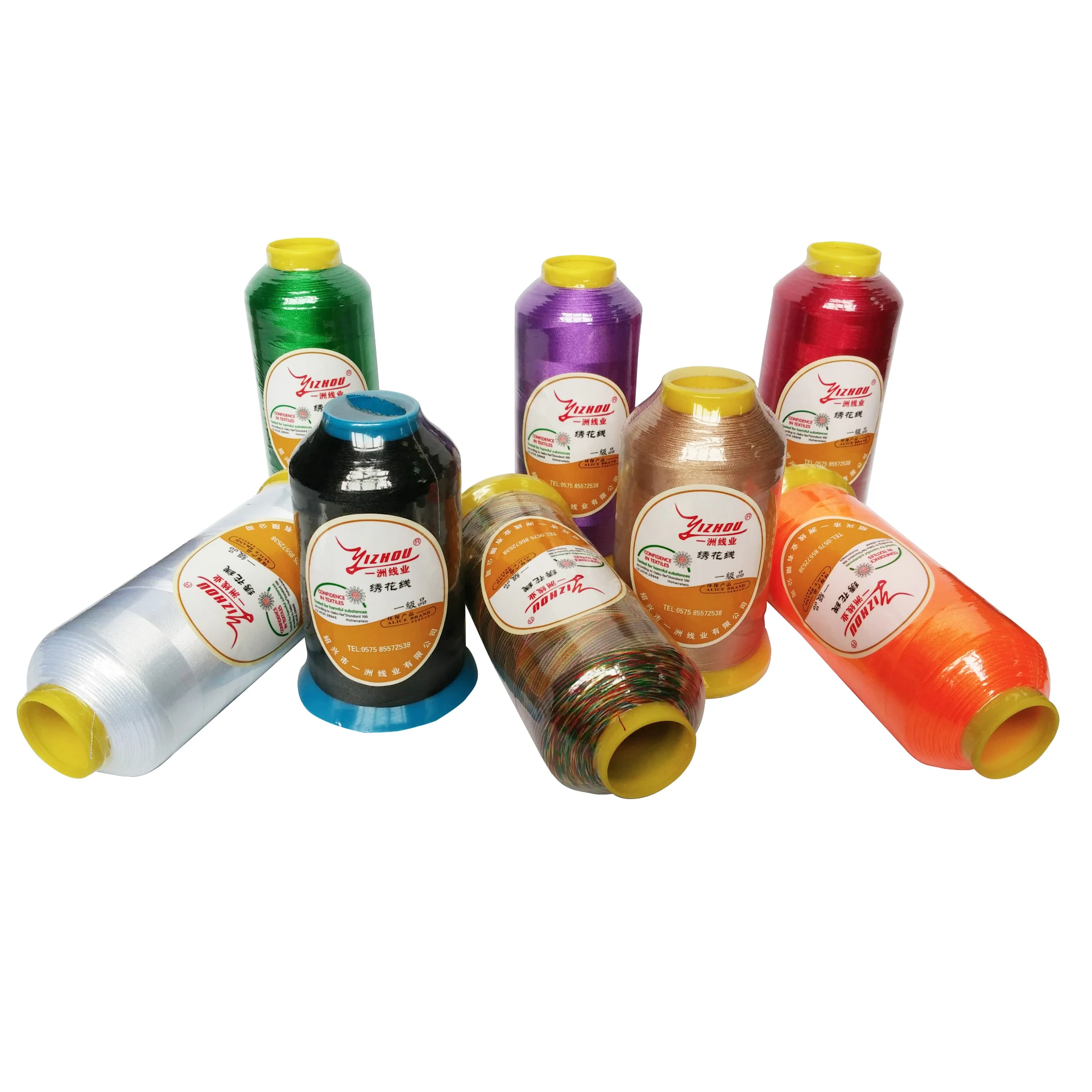 QHM 100% Nylon Polyester Computer Machine Embroidery Thread for Broderie Logo Spare Parts