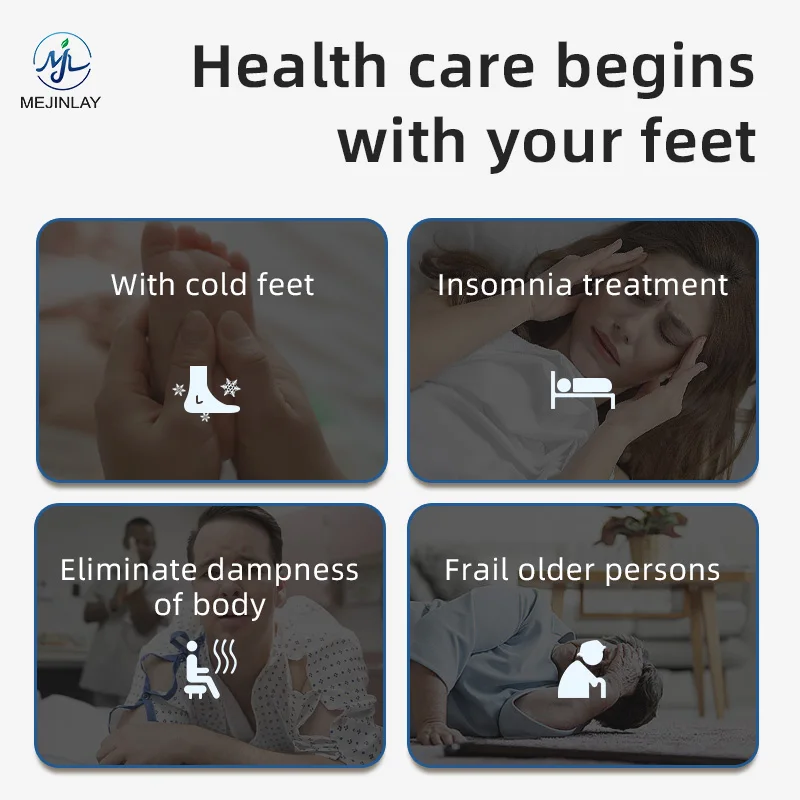 New Design Terahertz Foot Massage Equipment with PEMF Magnetic Vibration Blue LED Therapy for improve blood circulation health