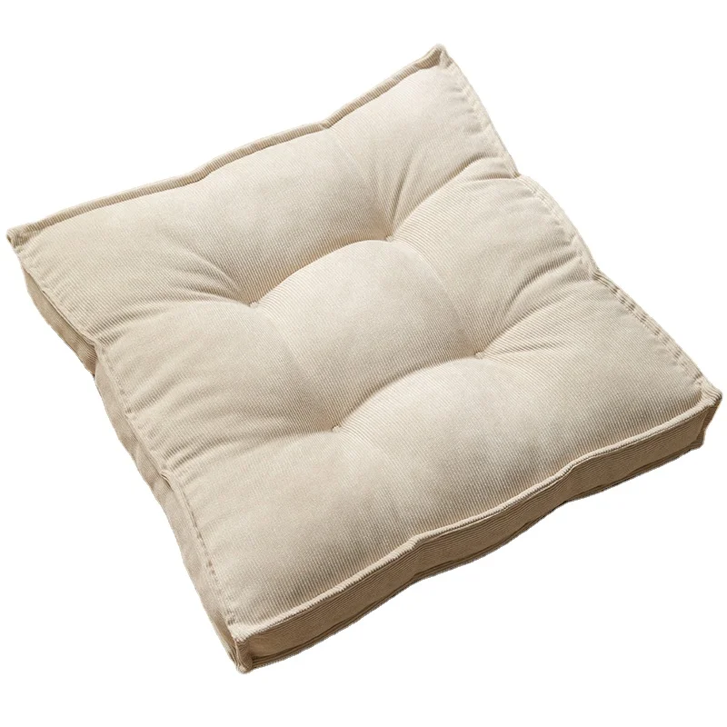 Thicken Square  Tatami Seat Office Chair Seat Cushion Soft Sofa Cushion for Home Floor Decor Textile Knee Pillow