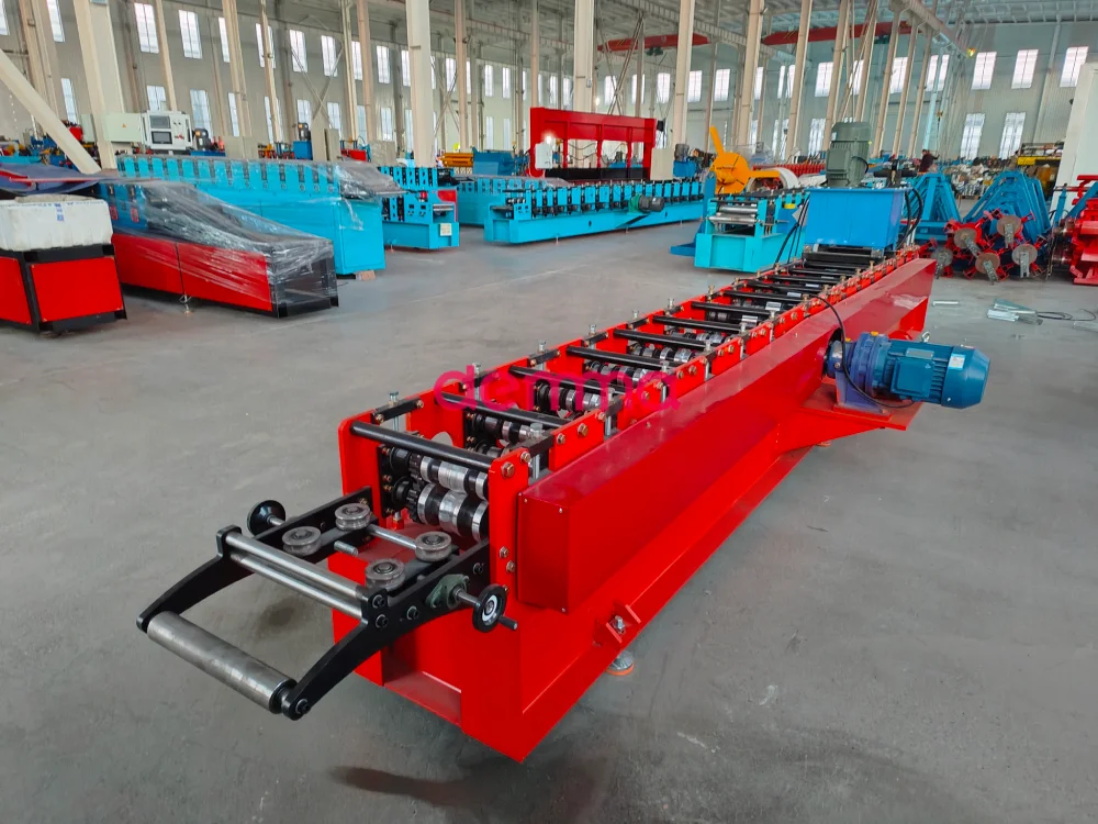 Automatic Galvanized Steel Purlin C Stud U Channel Pre Punch Roll Forming Machine