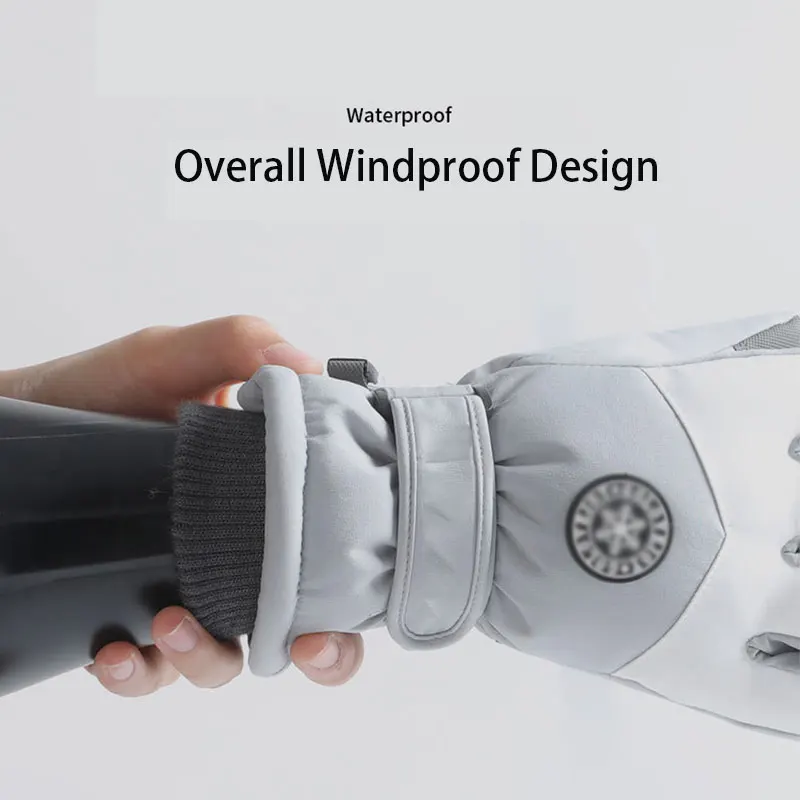 New Design Winter Unisex Ski Gloves Sports Safety Waterproof Touchscreen Gloves Motorbike Riding Gloves