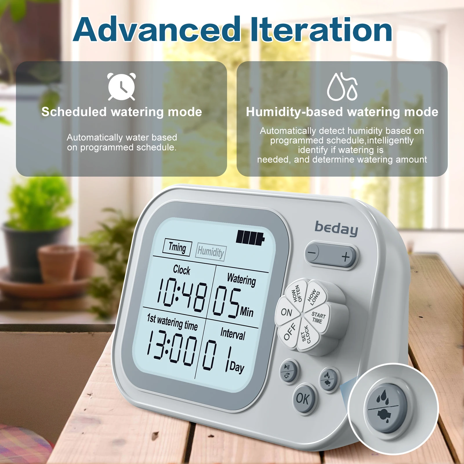 Home garden intelligent water supply system Automatic watering system can be timed to water a large number of plants