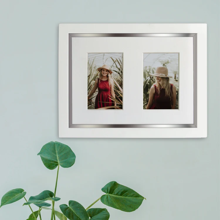 Белый дом MDF фоторамка с высоким материалом белая рамка