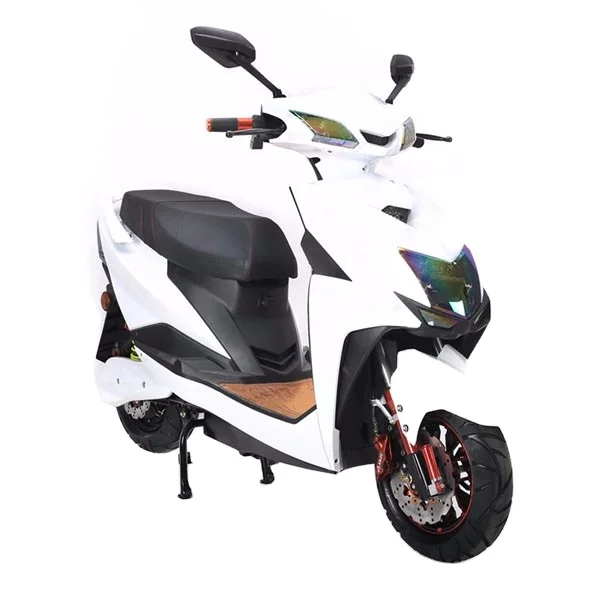 2022 best selling white color 2 wheels electric scooter bike EV cheap price lead acid
