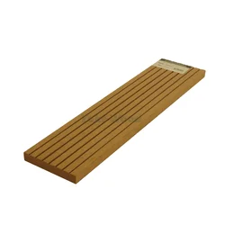 Balcony Wood Fence Slat PVC WPC Wood Plastic Composite Fence