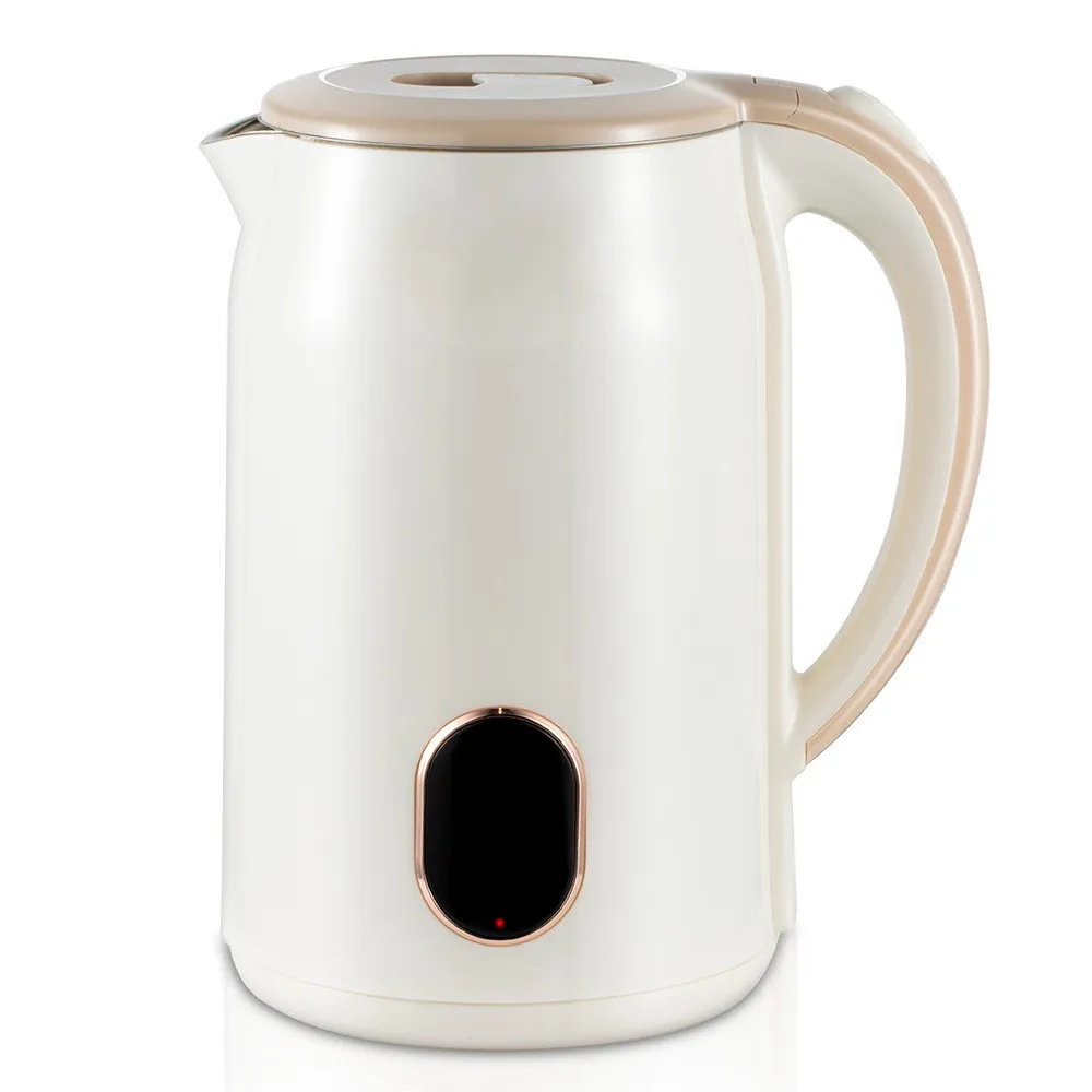 Fashionable Electric Appliance Boiling Water Electric Kettle 2L Stainless Steel Color Kettle for Hotel Home