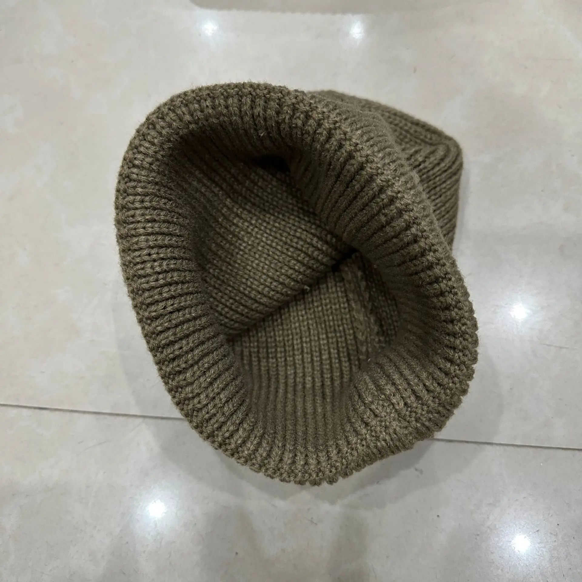 Wholesale winter outdoor unisex blank beanie hats high quality sport knitted ski goggle beanie