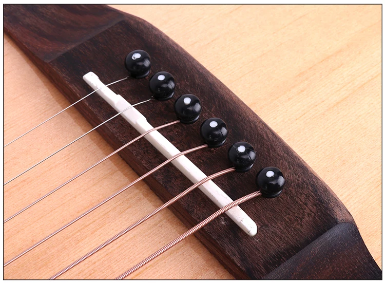 Smiger Solid wood acoustic guitar with pickup Guitar acoustic