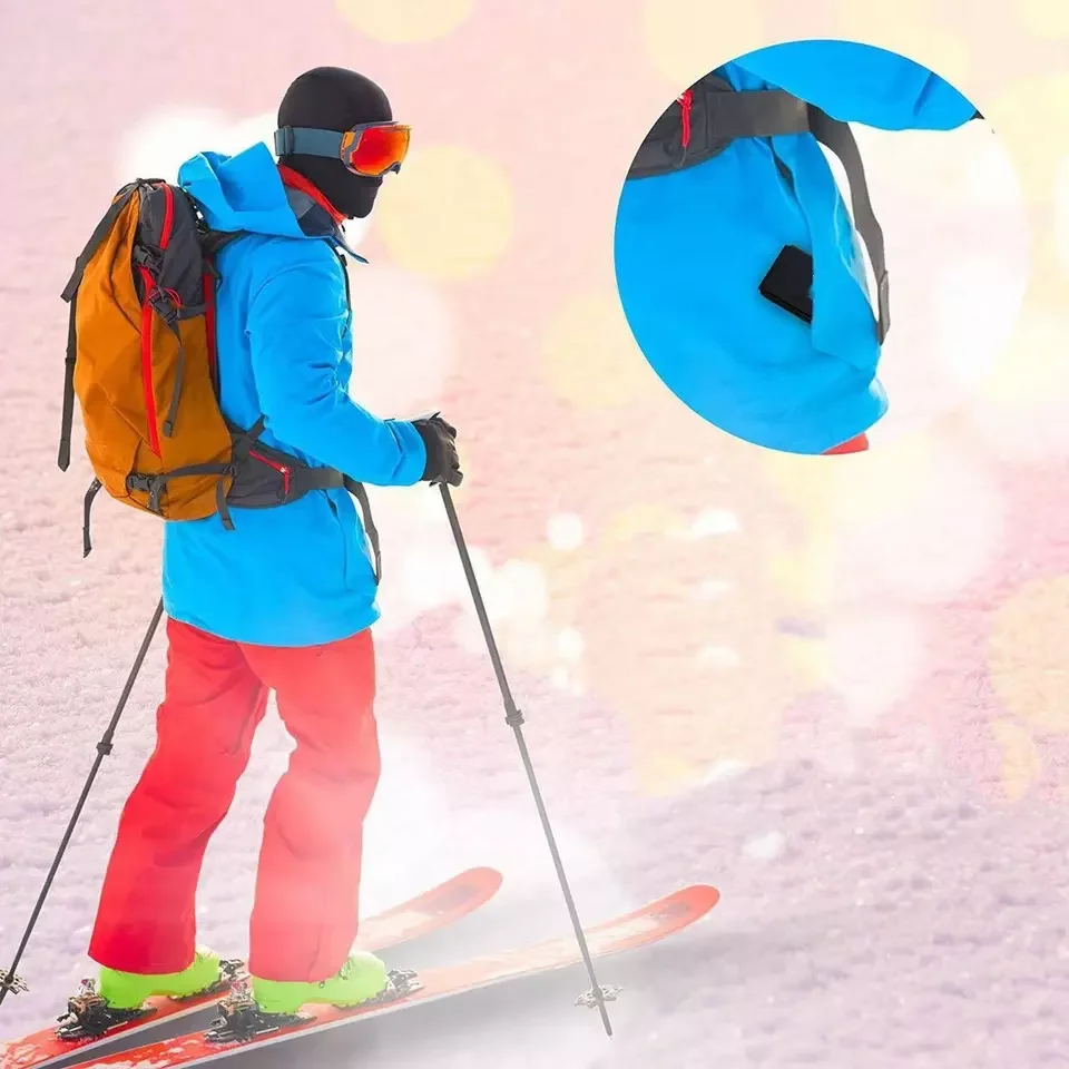 Модный производитель на заказ, гибкий резиновый ремешок для лыж Wellcro, клейкая лента с крючком и петлей