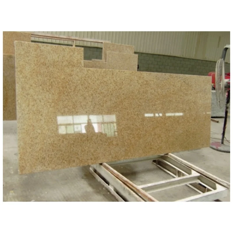 Chinese Natural River Gold Flamed Tile G682 Misty Yellow Granite Stone,G682 Rusty Yellow Granite,G682 Sunset Gold Granite
