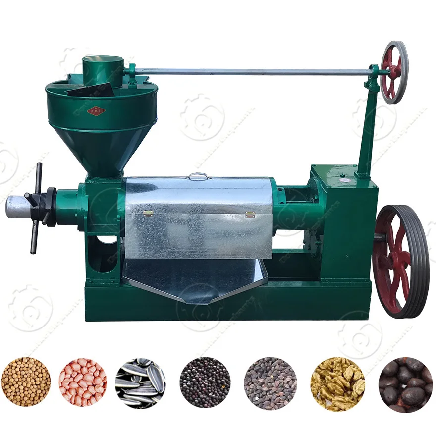 6YL130 Peanut oil expeller Canola industrial automatic oil press machine