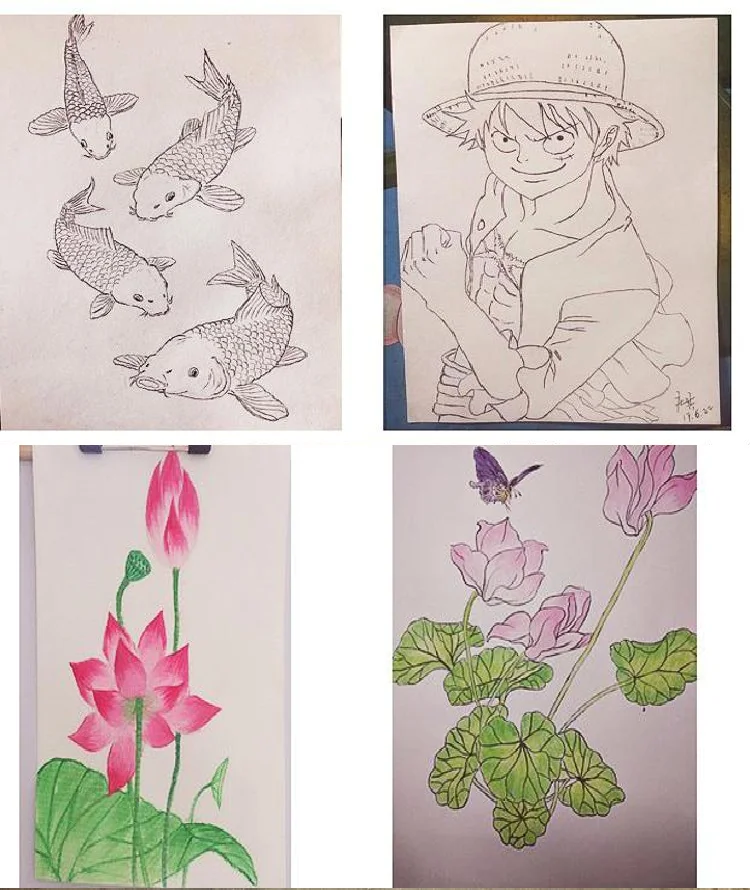 sketchbook watercolor 300 gsm drawing paper pad