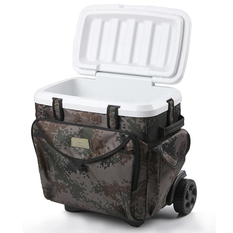 
GiNT 18L Military Camouflage Style Ice Chest Cooler Outdoor Camping Insulated Cooler Bag with Wheels 