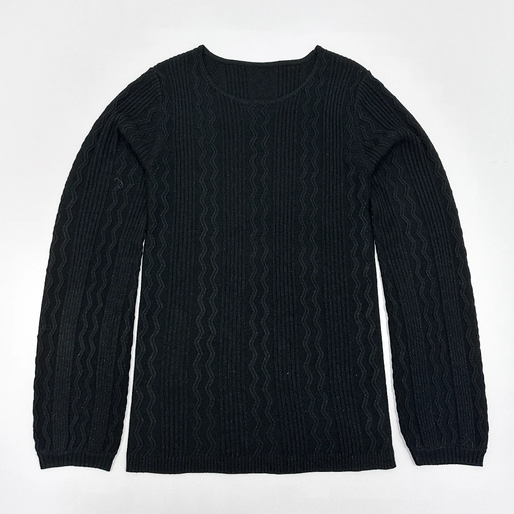 New Fashion Design Women Cashmere Knitted Sweater Solid Color Slim Fit Pullover Knitted Tops