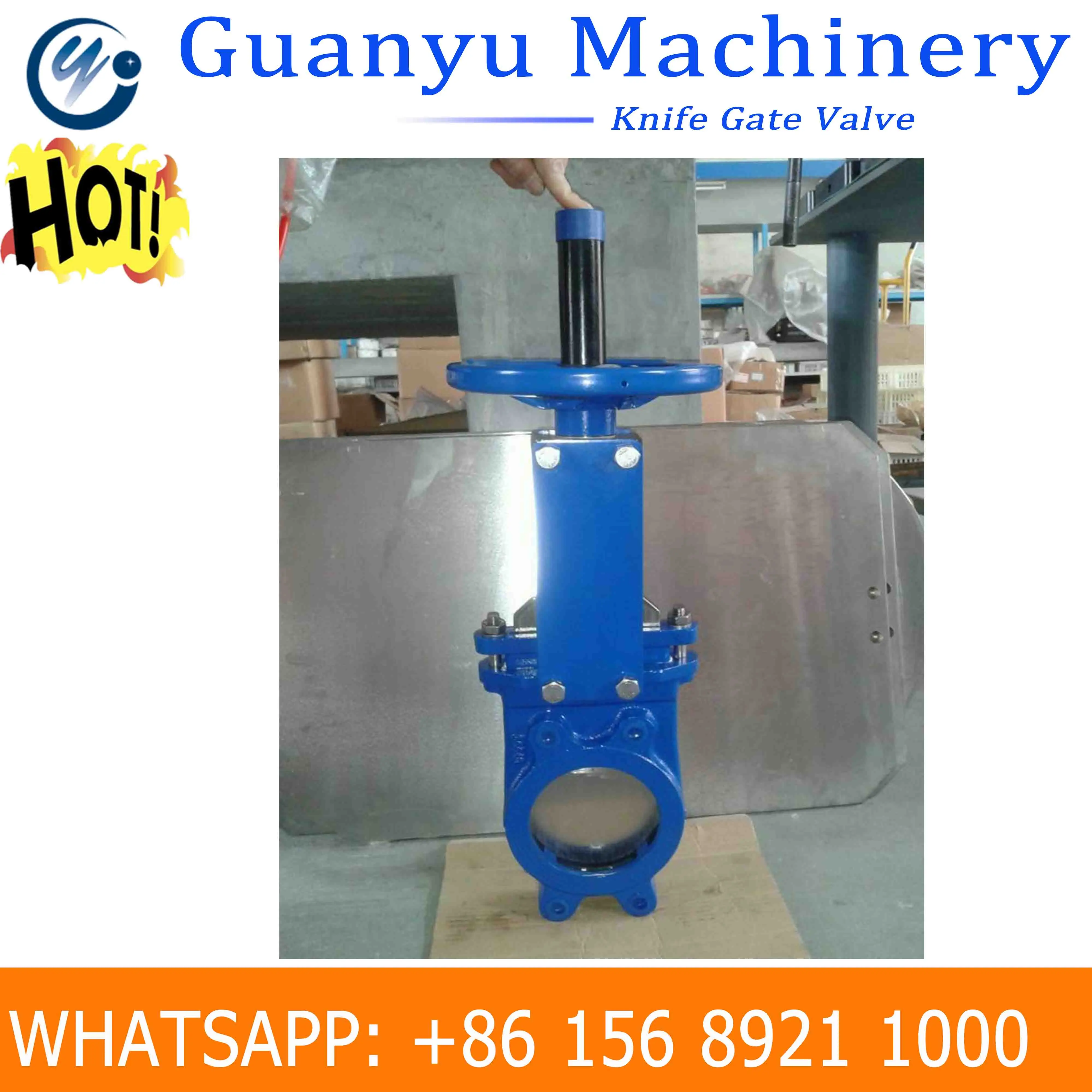 Ductile Iron or Cast Iron Ggg40 and Ggg50 Industrial Knife Gate Valve for Rising Stem