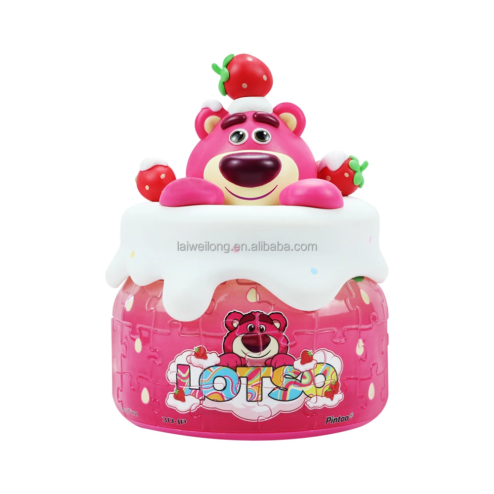 Фигурка аниме на заказ игрушка таинственная коробка 3D кукла ПВХ Слепая Коробка милый медведь Рождественский подарок клубничный мультфильм