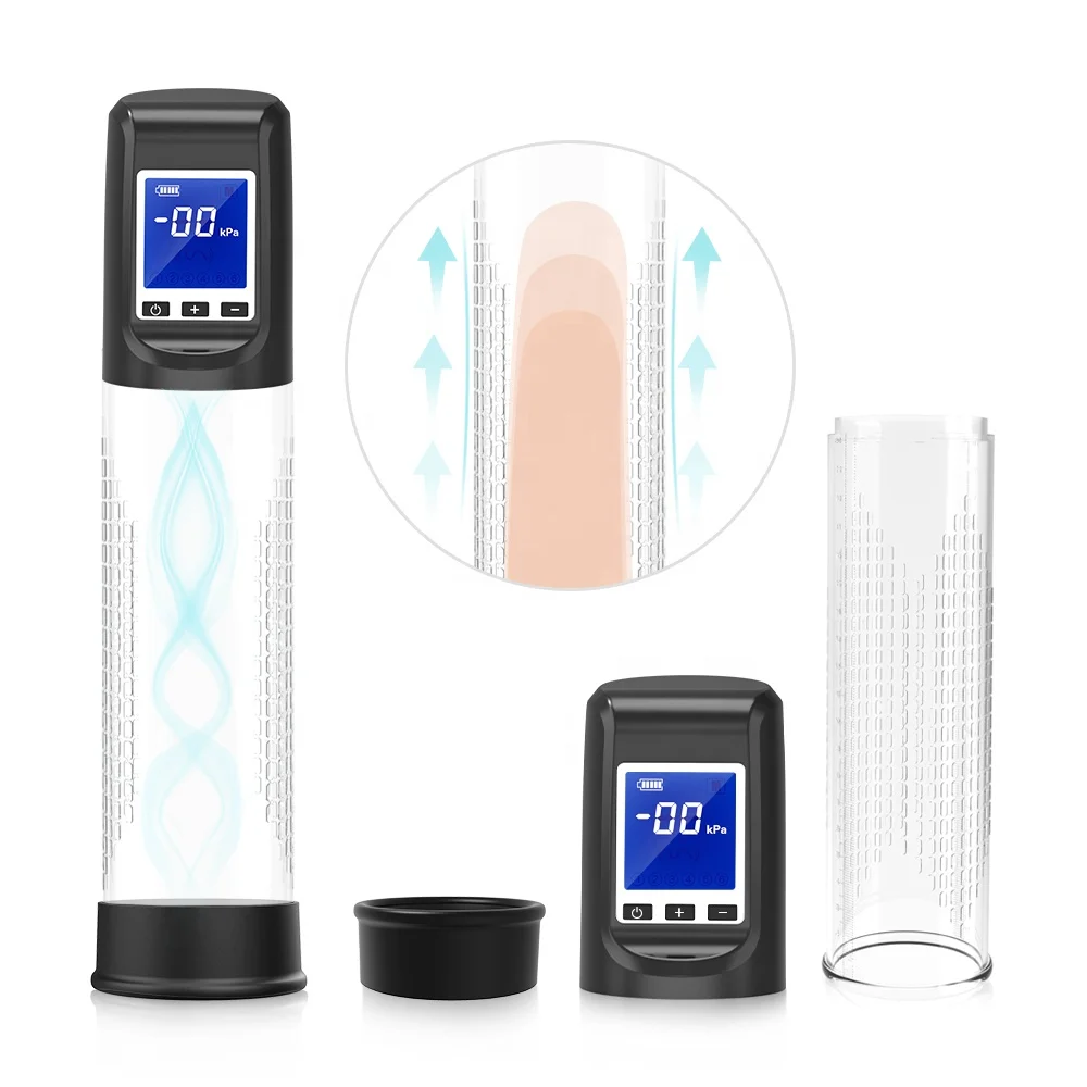 Electric Penis Pump Enlargement Vacuum Pump for Men Penis Extender Automatic Suction Sex Toys for Adult