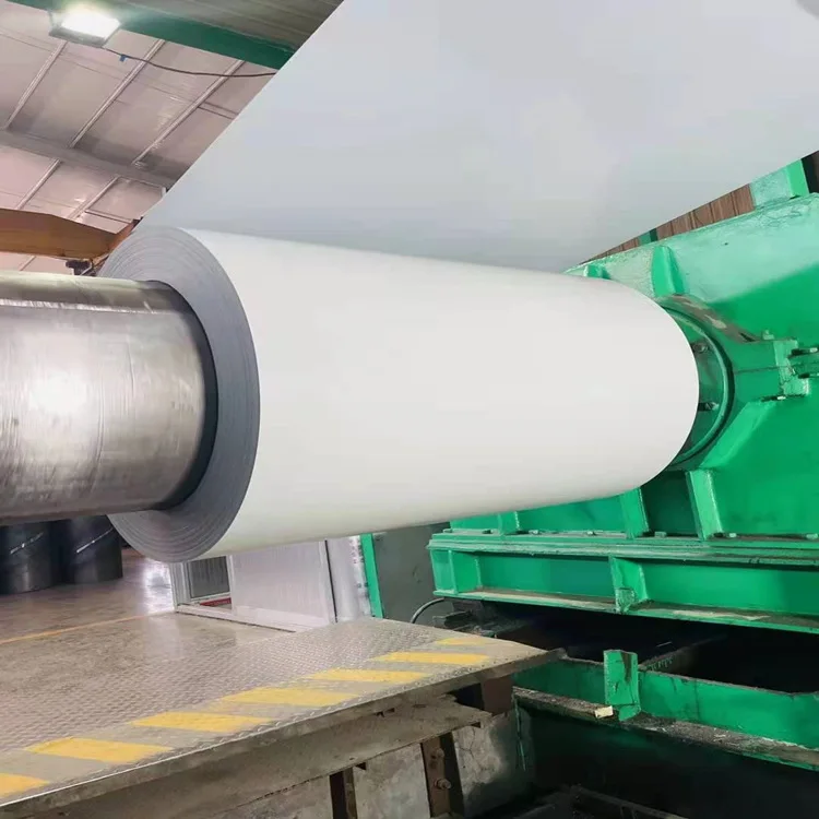 China supplies large quantities of camouflage embossed 0.3mm color-coated rolls, wall color-coated rolls